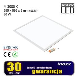 Panou LED 60x60 36w plafoniera caseta 3000k cald