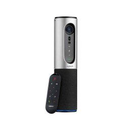CAMERA web LOGITECH ConferenceCam Connect- Full HD rez 1920 x 1080- USB 2.0- microfon- argintiu , negru- 960-001034timbru verde