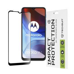 Folie pentru Motorola Moto E7 Power / Moto E7i Power - Techsuit 111D Full Cover / Full Glue Glass - Black
