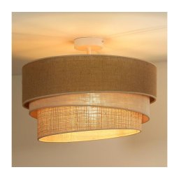 Lustră aplicată Duolla YUTE TRIO 3xE27/15W/230V d. 60 cm maro/gri/bej