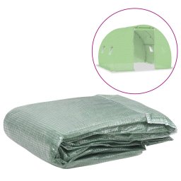Copertina de rezerva pentru sera (9 m²), verde, 200x450x200 cm GartenMobel Dekor