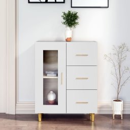 Servanta, alb, 69,5x34x90 cm, lemn compozit GartenMobel Dekor