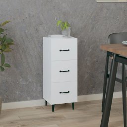 Servanta, alb, 34,5x34x90 cm, lemn compozit GartenMobel Dekor