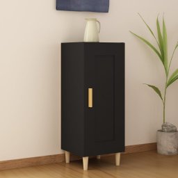 Servanta, negru, 34,5x34x90 cm, lemn compozit GartenMobel Dekor