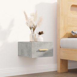 Noptiera de perete, gri beton, 35x35x20 cm GartenMobel Dekor