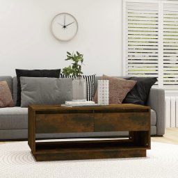 Masuta de cafea, stejar afumat, 102,5x55x44 cm, PAL GartenMobel Dekor