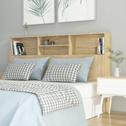Tablie de pat cu dulap, stejar sonoma, 160x19x103,5 cm GartenMobel Dekor