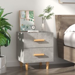 Noptiera, gri beton, 40x35x47,5 cm GartenMobel Dekor