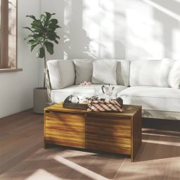Masuta de cafea, stejar maro, 90x50x41,5 cm, lemn prelucrat GartenMobel Dekor