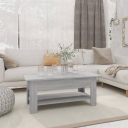 Masuta de cafea, stejar sonoma gri, 102x55x42 cm, PAL GartenMobel Dekor