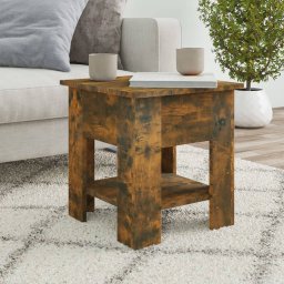 Masuta de cafea, stejar afumat, 40x40x42 cm, lemn prelucrat GartenMobel Dekor