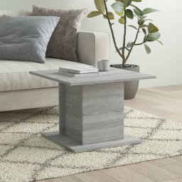 Masuta de cafea, gri sonoma, 55,5x55,5x40 cm, PAL GartenMobel Dekor