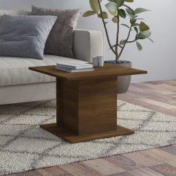 Masuta de cafea, stejar maro, 55,5x55,5x40 cm, PAL GartenMobel Dekor