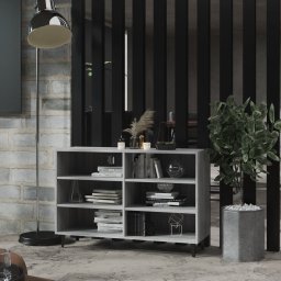 Servanta, gri sonoma, 103,5x35x70 cm, lemn compozit GartenMobel Dekor