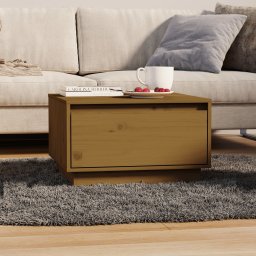 Masuţa de cafea, maro miere, 55x56x32 cm, lemn masiv de pin GartenMobel Dekor