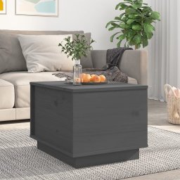 Masuta de cafea, gri, 40x50x35 cm, lemn masiv de pin GartenMobel Dekor