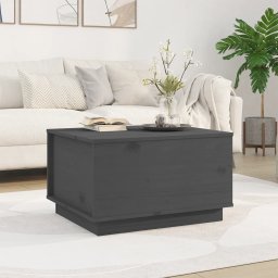 Masuta de cafea, gri, 60x50x35 cm, lemn masiv de pin GartenMobel Dekor