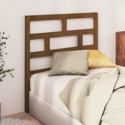 Tablie de pat, maro miere, 81x4x100 cm, lemn masiv de pin GartenMobel Dekor