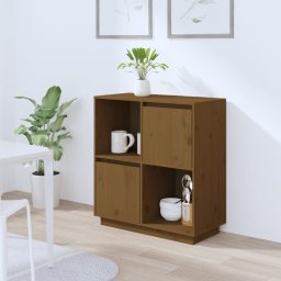 Servanta, maro miere, 74x35x80 cm, lemn masiv de pin GartenMobel Dekor