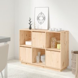 Servanta, 110,5x35x80 cm, lemn masiv de pin GartenMobel Dekor