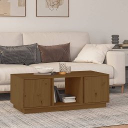 Masuta de cafea, maro miere, 110x50x40 cm, lemn masiv de pin GartenMobel Dekor