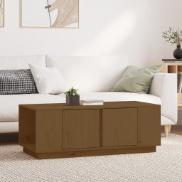 Masuta de cafea, maro miere, 110x50x40 cm, lemn masiv de pin GartenMobel Dekor