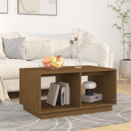 Masuta de cafea, maro miere, 80x50x40 cm, lemn masiv de pin GartenMobel Dekor