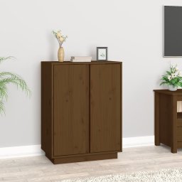 Servanta, maro miere, 60x35x80 cm, lemn masiv de pin GartenMobel Dekor