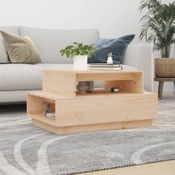 Masuta de cafea, 80x55x40,5 cm, lemn masiv de pin GartenMobel Dekor