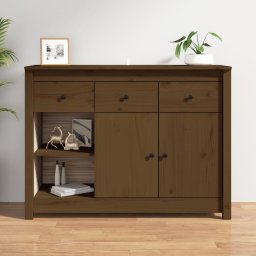 Servanta, maro miere, 100x35x74 cm, lemn masiv de pin GartenMobel Dekor