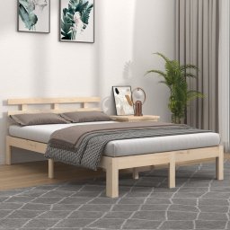 Cadru de pat King Size, 150x200 cm, lemn masiv GartenMobel Dekor
