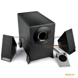 Boxe 2.1, RMS: 8.5W (2W*2 + 4.5W), telecomanda pe fir, black, raport semnal-zgomot: ?85dBA, frecvent