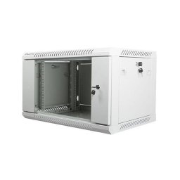 DIGITUS Wallmount cabinet 4U, 600x450mm, grey RAL 7035
