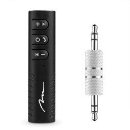 Receptor Bluetooth Audio Media-Tech BT Audio, Receiver Muzica Auto, 3.5 mm, A2DP Wireless Auto, AUXILIAR Adapter, Microfon, Pentru Muzica si Apeluri In Masina