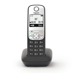 Telefon DECT fara fir Gigaset A690, hands-free, Negru Argintiu