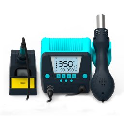 Statie service Bakon Bk881 2 in 1 Afisaj LCD letcon si suflanta aer cald