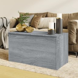 Cufar de depozitare, gri sonoma, 84x42x46 cm, lemn compozit GartenMobel Dekor