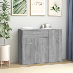 Servanta, sonoma gri, 88x30x70 cm, lemn compozit GartenMobel Dekor