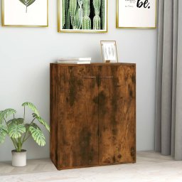 Servanta, stejar fumuriu, 60x30x75 cm, lemn compozit GartenMobel Dekor