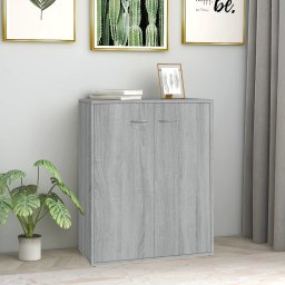 Servanta, gri sonoma, 60x30x75 cm, lemn compozit GartenMobel Dekor