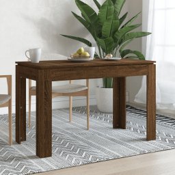 Masa de bucatarie, stejar maro, 120x60x76 cm, lemn prelucrat GartenMobel Dekor