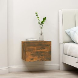 Noptiera, stejar fumuriu, 40x30x30 cm, lemn prelucrat GartenMobel Dekor