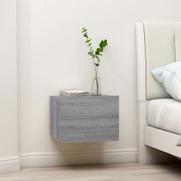 Noptiere, 2 buc., gri sonoma, 40x30x30 cm, lemn prelucrat GartenMobel Dekor