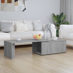 Masuta de cafea, gri sonoma, 150x50x35 cm, lemn prelucrat GartenMobel Dekor