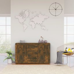 Servanta, stejar fumuriu, 120x36x69 cm, lemn compozit GartenMobel Dekor