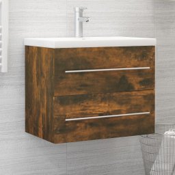 Dulap chiuveta, stejar fumuriu, 60x38,5x48 cm, lemn prelucrat GartenMobel Dekor