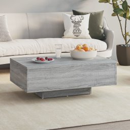 Masuta de cafea, gri sonoma, 85x55x31 cm, lemn prelucrat GartenMobel Dekor
