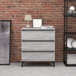 Servanta, sonoma gri, 60x35x69 cm, lemn compozit GartenMobel Dekor