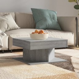 Masuta de cafea, gri sonoma, 57x57x30 cm, lemn prelucrat GartenMobel Dekor