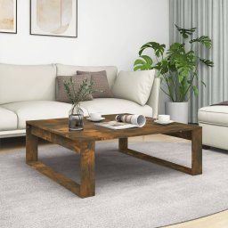 Masuta de cafea, stejar fumuriu, 100x100x35 cm, lemn prelucrat GartenMobel Dekor